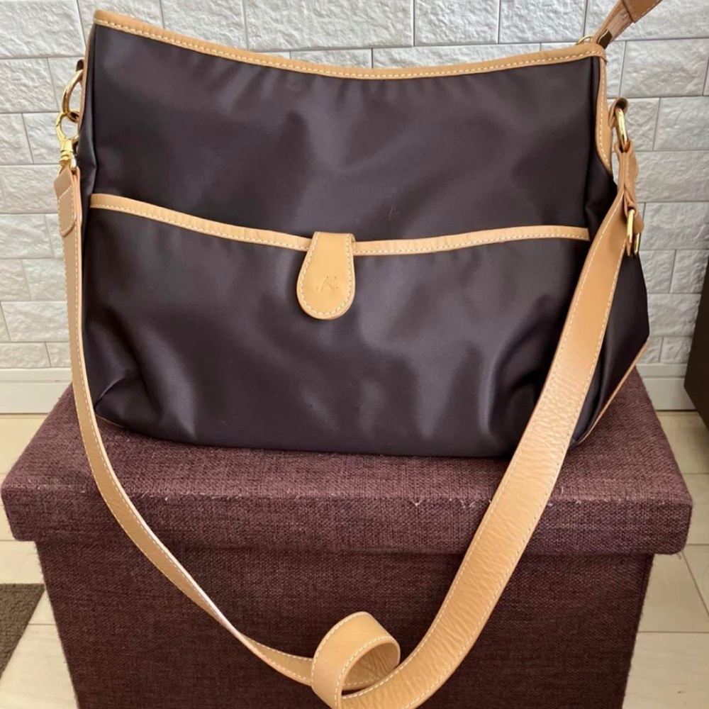 Elegant Brown and Tan Women's Bag